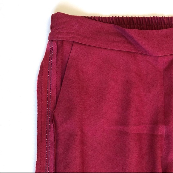 NWT Piazza Sempione Red Hilary Trousers With Back Elasticated Waistband - Picture 2 of 8